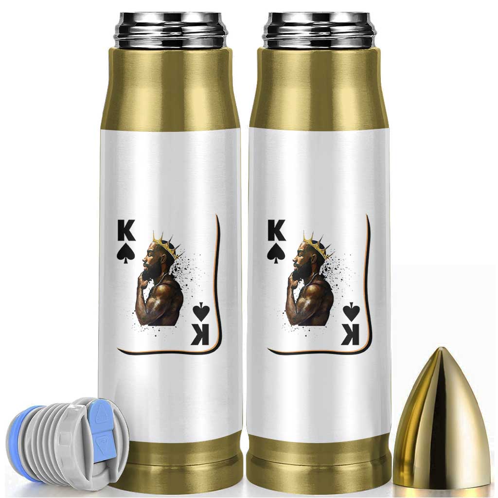 King Of Spades Black Man Bullet Tumbler African American Men Pride - Wonder Print Shop