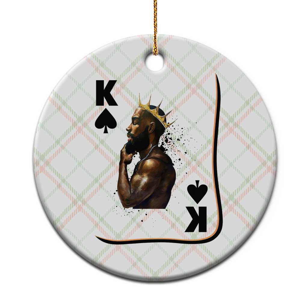 King Of Spades Black Man Ceramic Ornament African American Men Pride - Wonder Print Shop