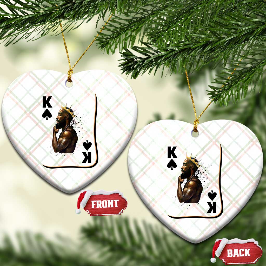 King Of Spades Black Man Ceramic Ornament African American Men Pride - Wonder Print Shop