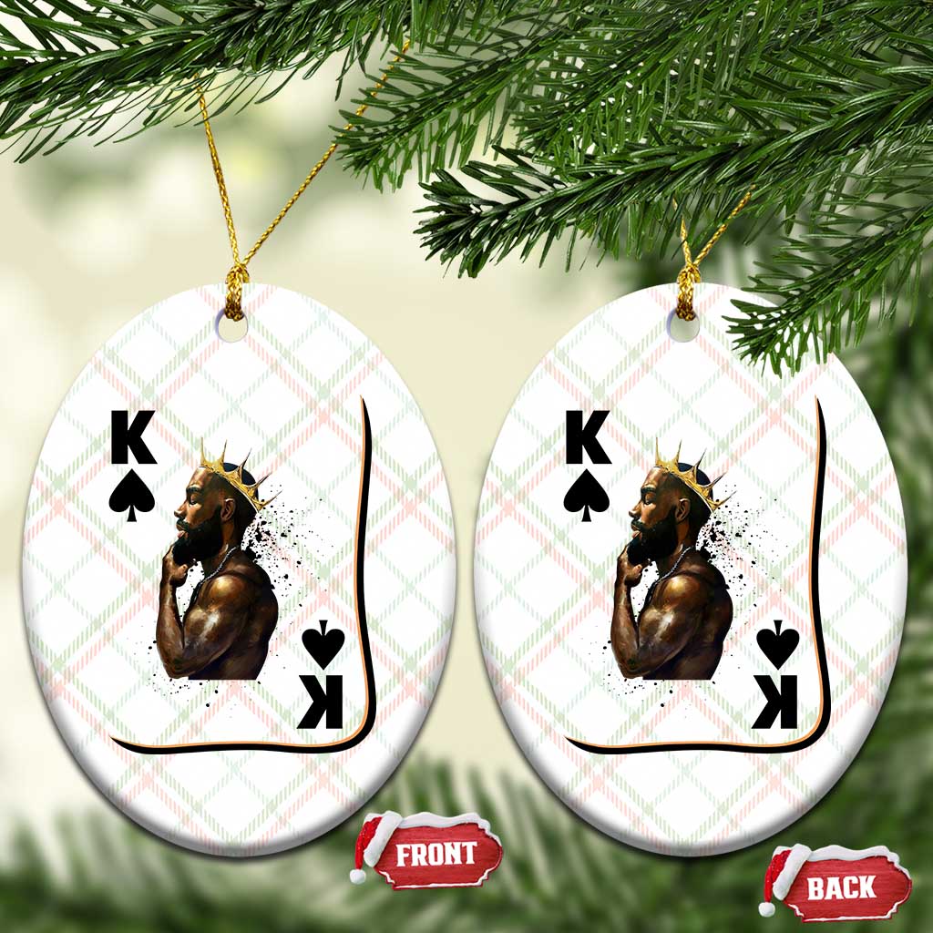 King Of Spades Black Man Ceramic Ornament African American Men Pride - Wonder Print Shop
