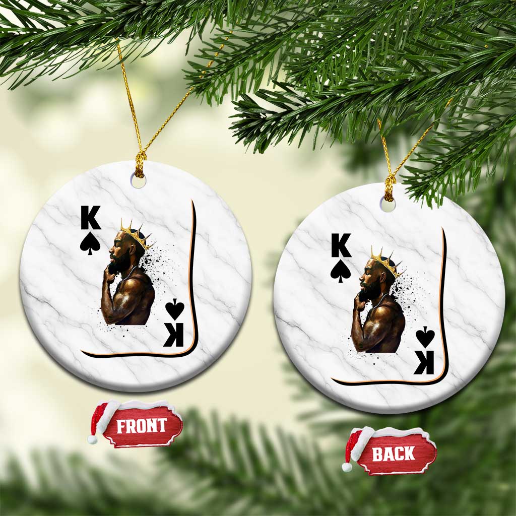 King Of Spades Black Man Ceramic Ornament African American Men Pride - Wonder Print Shop