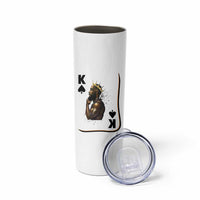 King Of Spades Black Man Skinny Tumbler African American Men Pride - Wonder Print Shop