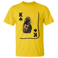 King Of Spades Black Man T Shirt African American Men Pride - Wonder Print Shop
