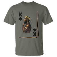 King Of Spades Black Man T Shirt African American Men Pride - Wonder Print Shop