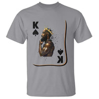 King Of Spades Black Man T Shirt African American Men Pride - Wonder Print Shop
