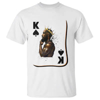 King Of Spades Black Man T Shirt African American Men Pride - Wonder Print Shop
