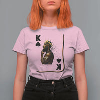 King Of Spades Black Man T Shirt For Women African American Men Pride - Wonder Print Shop