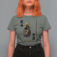 King Of Spades Black Man T Shirt For Women African American Men Pride - Wonder Print Shop