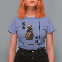 King Of Spades Black Man T Shirt For Women African American Men Pride - Wonder Print Shop