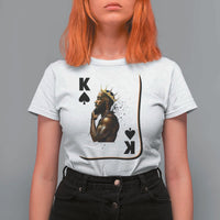 King Of Spades Black Man T Shirt For Women African American Men Pride - Wonder Print Shop