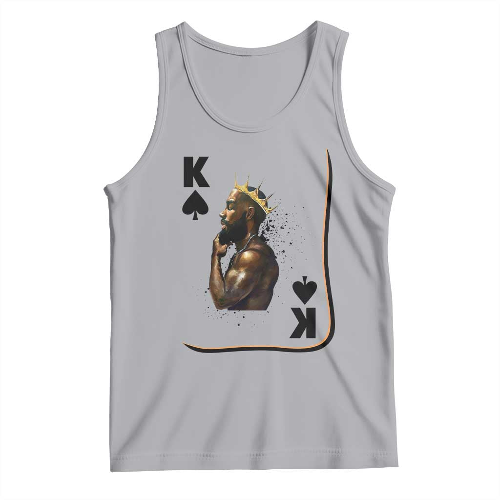 King Of Spades Black Man Tank Top African American Men Pride - Wonder Print Shop