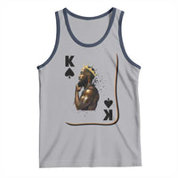 King Of Spades Black Man Tank Top African American Men Pride - Wonder Print Shop