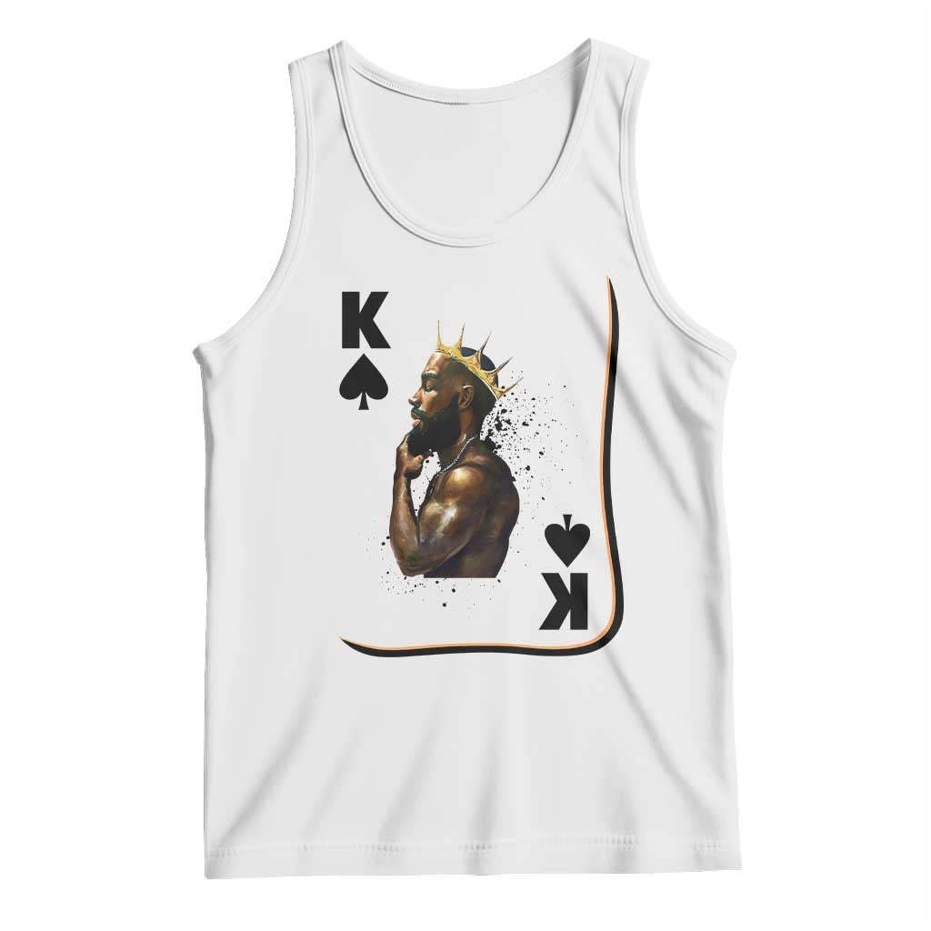 King Of Spades Black Man Tank Top African American Men Pride - Wonder Print Shop