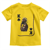 King Of Spades Black Man Toddler T Shirt African American Men Pride - Wonder Print Shop