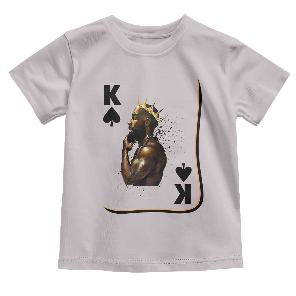 King Of Spades Black Man Toddler T Shirt African American Men Pride - Wonder Print Shop