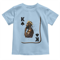 King Of Spades Black Man Toddler T Shirt African American Men Pride - Wonder Print Shop