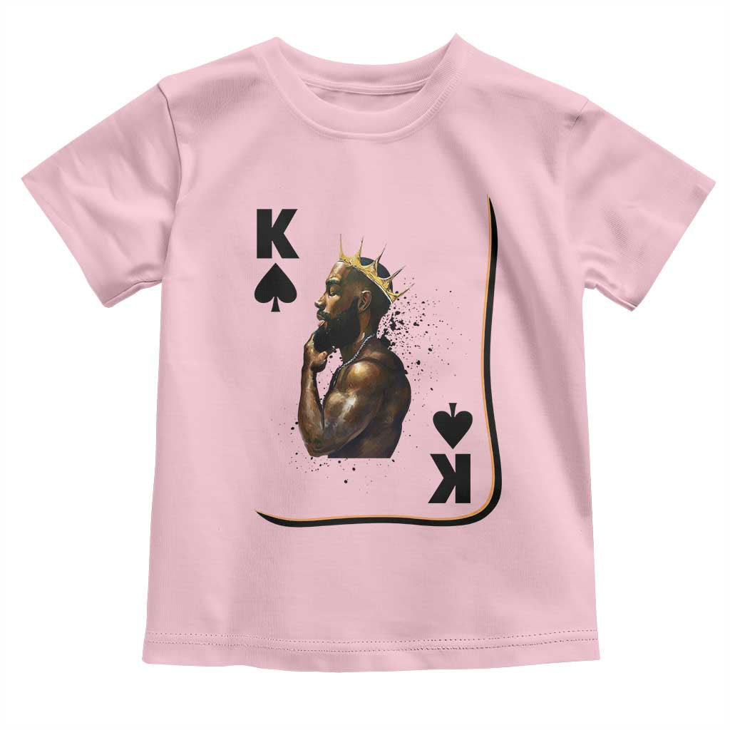 King Of Spades Black Man Toddler T Shirt African American Men Pride - Wonder Print Shop