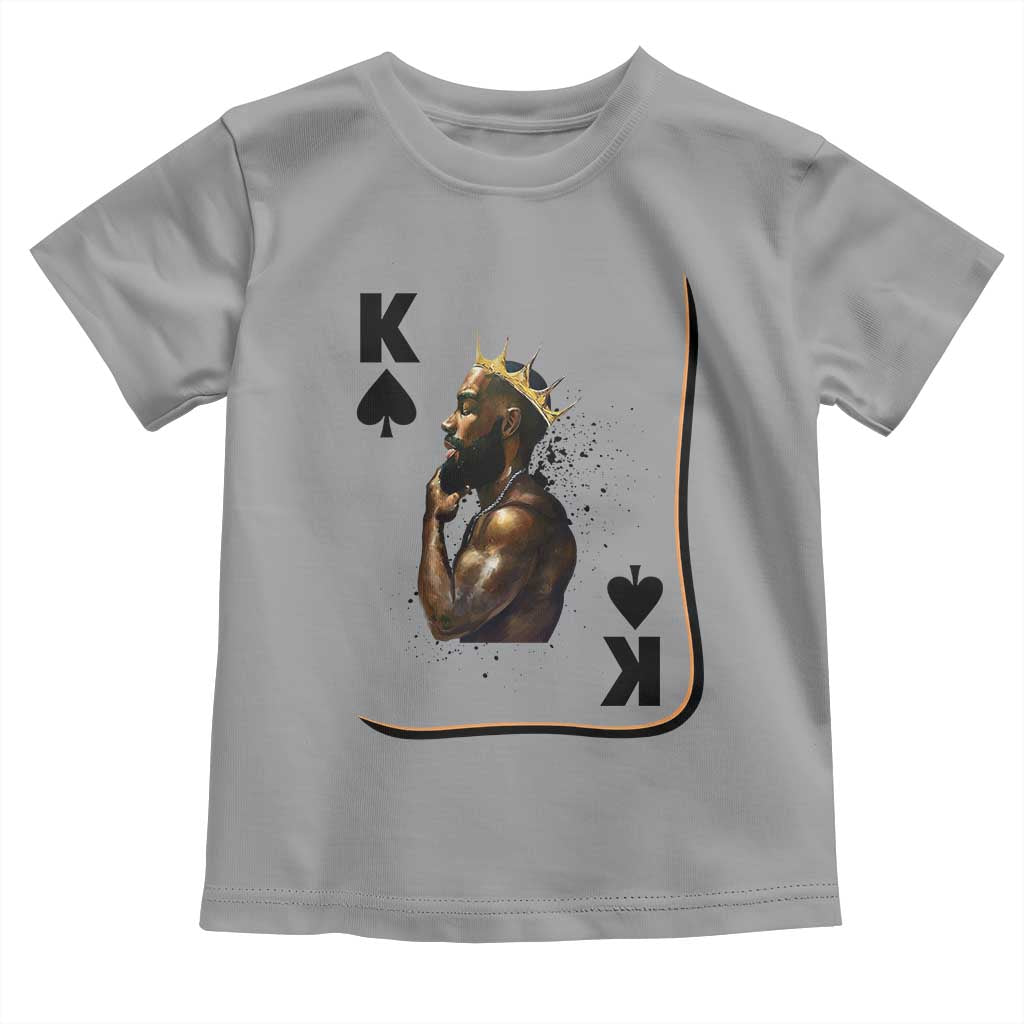 King Of Spades Black Man Toddler T Shirt African American Men Pride - Wonder Print Shop