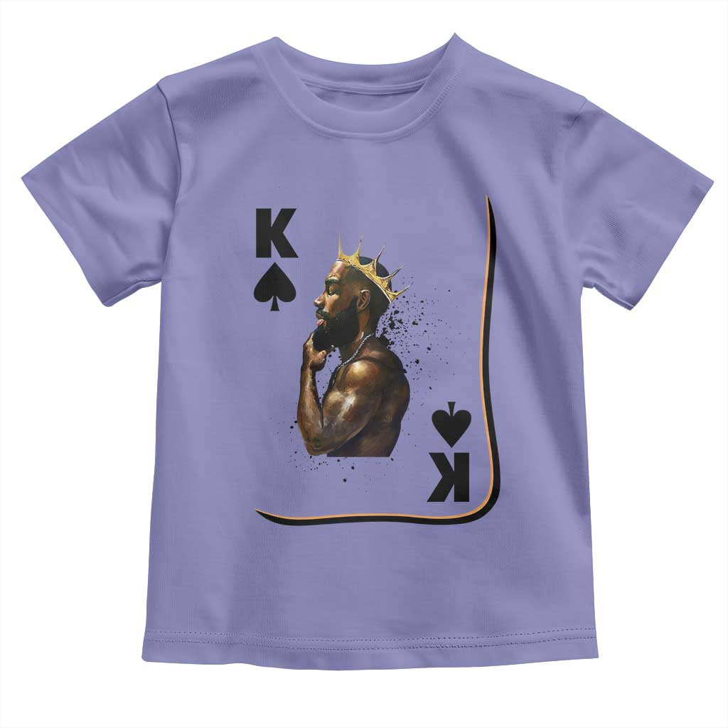 King Of Spades Black Man Toddler T Shirt African American Men Pride - Wonder Print Shop