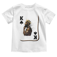 King Of Spades Black Man Toddler T Shirt African American Men Pride - Wonder Print Shop