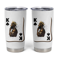 King Of Spades Black Man Tumbler Cup African American Men Pride - Wonder Print Shop