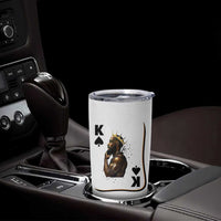 King Of Spades Black Man Tumbler Cup African American Men Pride - Wonder Print Shop