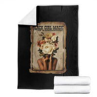 Black Girl Magic Throw Blanket Feminist Black Women In History - Wonder Print Shop