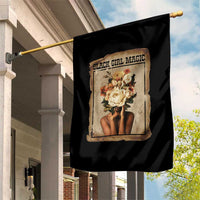 Black Girl Magic Garden Flag Feminist Black Women In History - Wonder Print Shop
