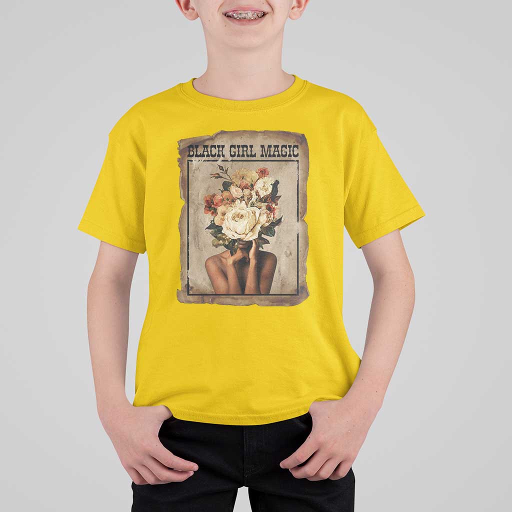 Black Girl Magic T Shirt For Kid Feminist Black Women In History - Wonder Print Shop
