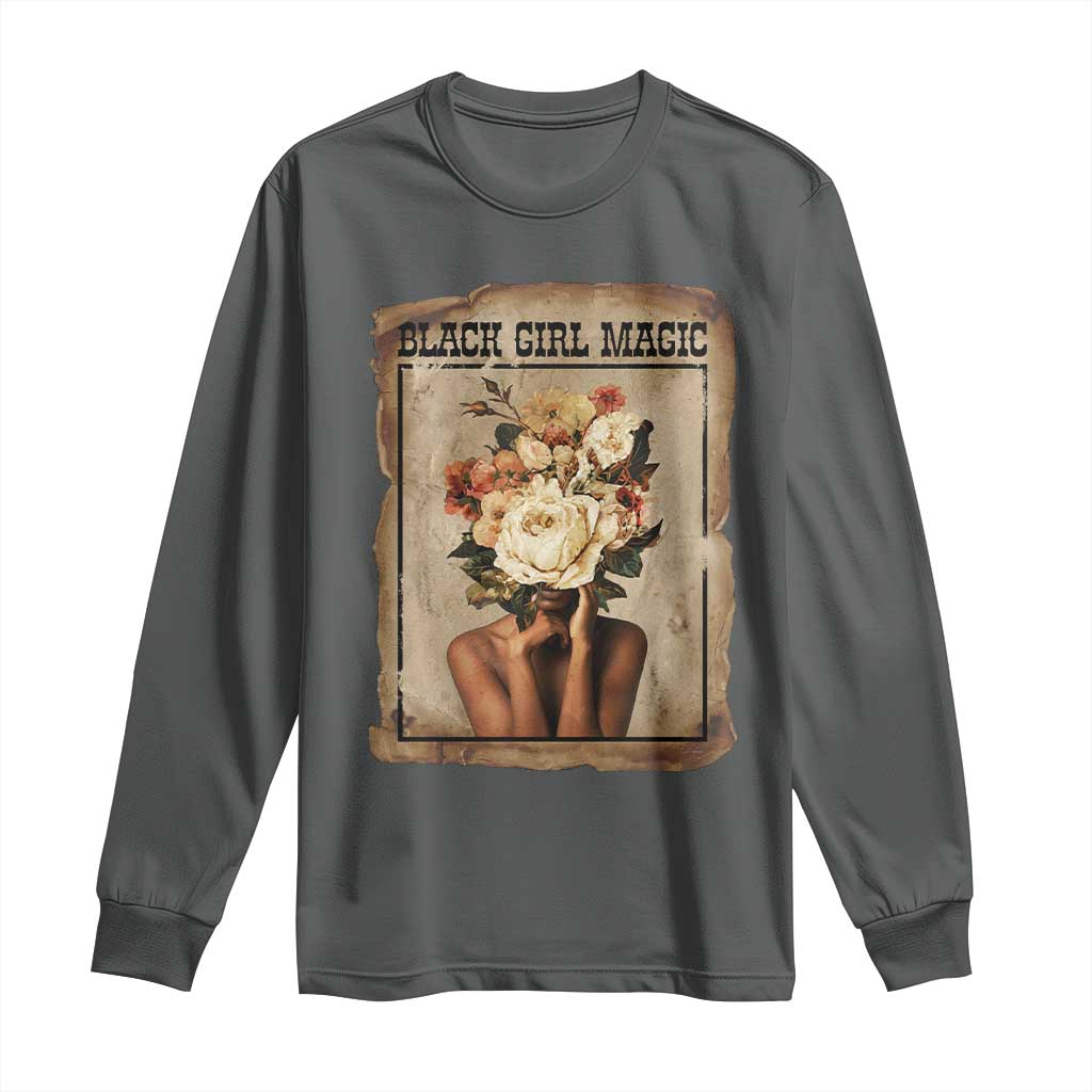 Black Girl Magic Long Sleeve Shirt Feminist Black Women In History - Wonder Print Shop