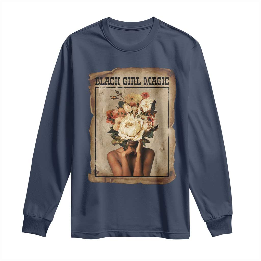 Black Girl Magic Long Sleeve Shirt Feminist Black Women In History - Wonder Print Shop
