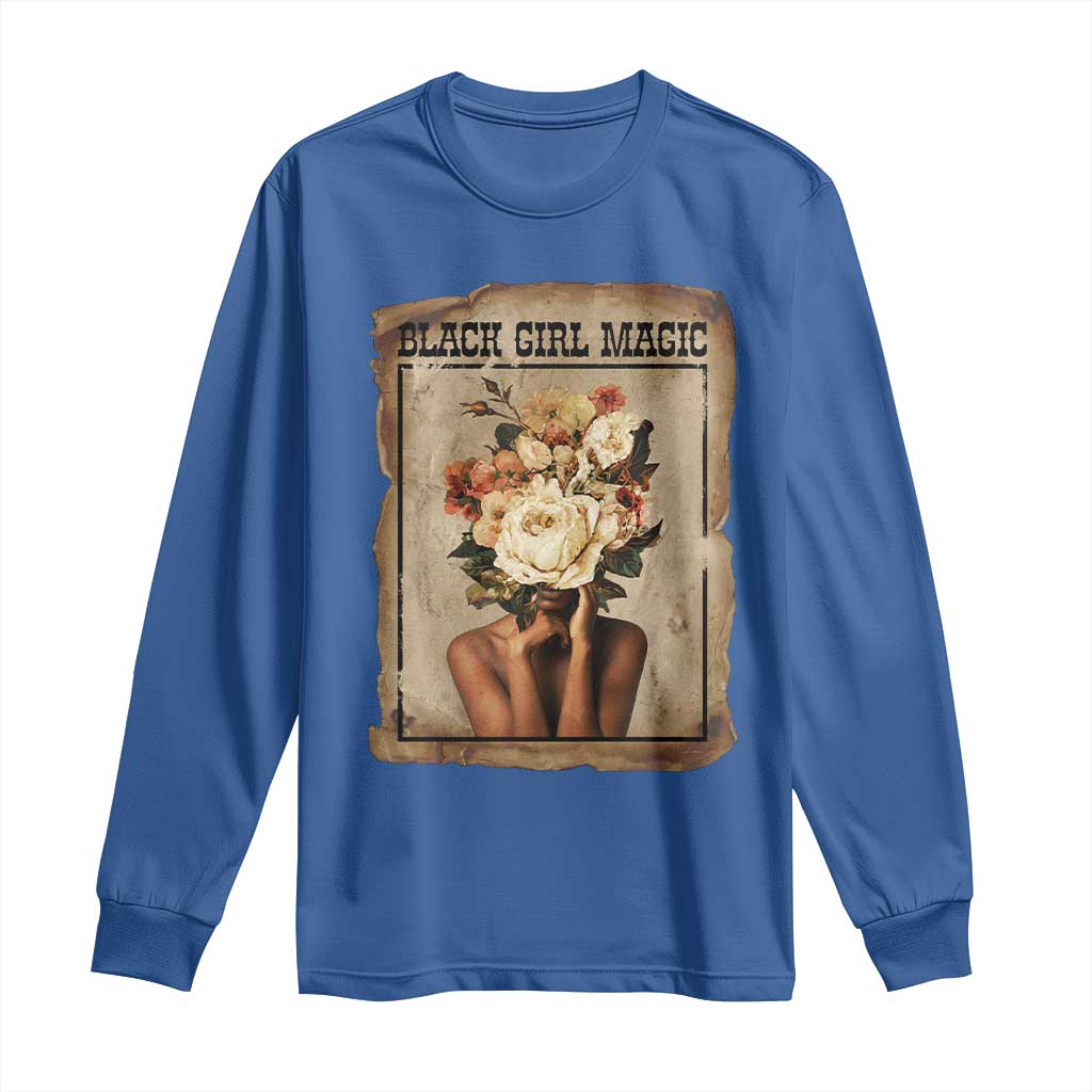 Black Girl Magic Long Sleeve Shirt Feminist Black Women In History - Wonder Print Shop