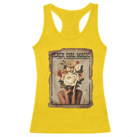 Black Girl Magic Racerback Tank Top Feminist Black Women In History - Wonder Print Shop
