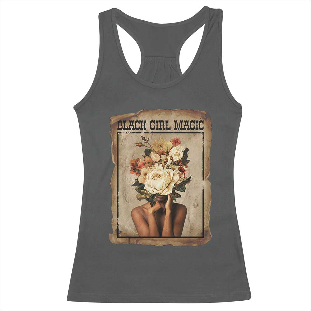 Black Girl Magic Racerback Tank Top Feminist Black Women In History - Wonder Print Shop
