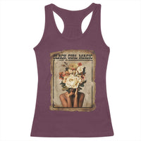 Black Girl Magic Racerback Tank Top Feminist Black Women In History - Wonder Print Shop