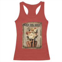 Black Girl Magic Racerback Tank Top Feminist Black Women In History - Wonder Print Shop