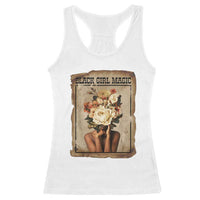 Black Girl Magic Racerback Tank Top Feminist Black Women In History - Wonder Print Shop