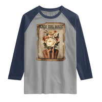 Black Girl Magic Raglan Shirt Feminist Black Women In History - Wonder Print Shop