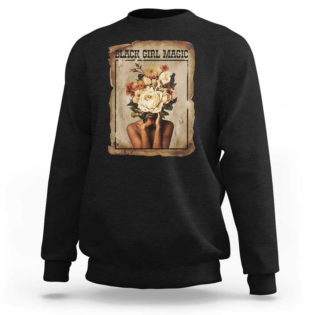 Black Girl Magic Sweatshirt Feminist Black Women In History - Wonder Print Shop