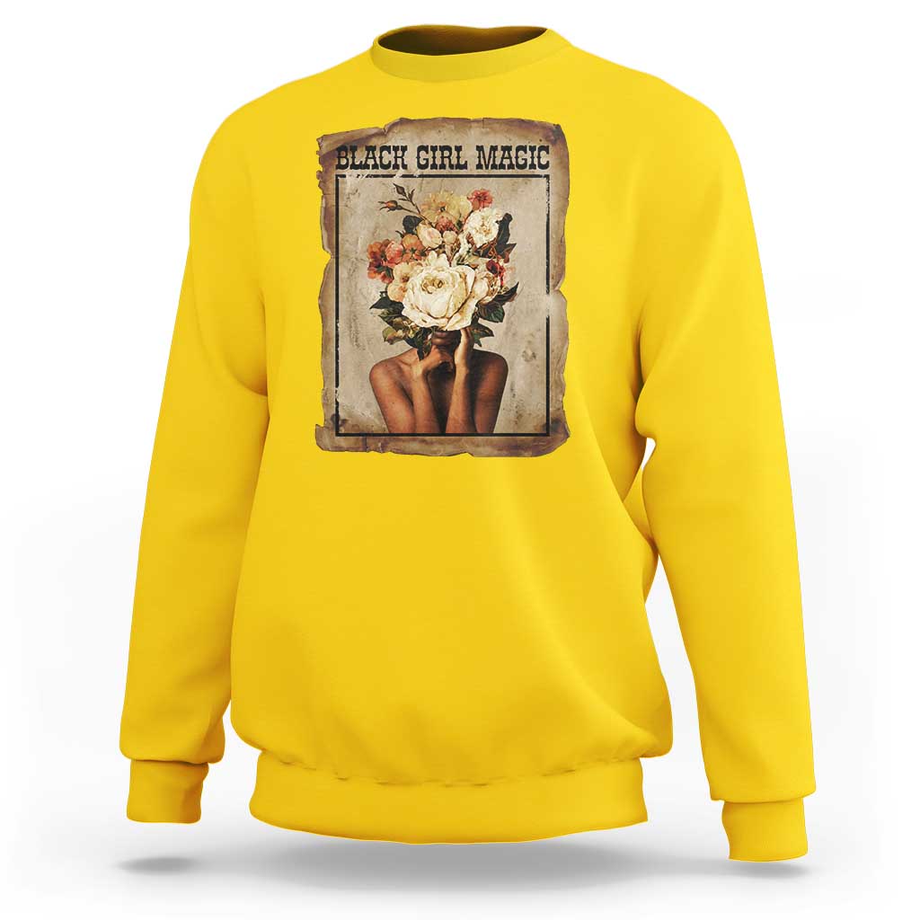 Black Girl Magic Sweatshirt Feminist Black Women In History - Wonder Print Shop