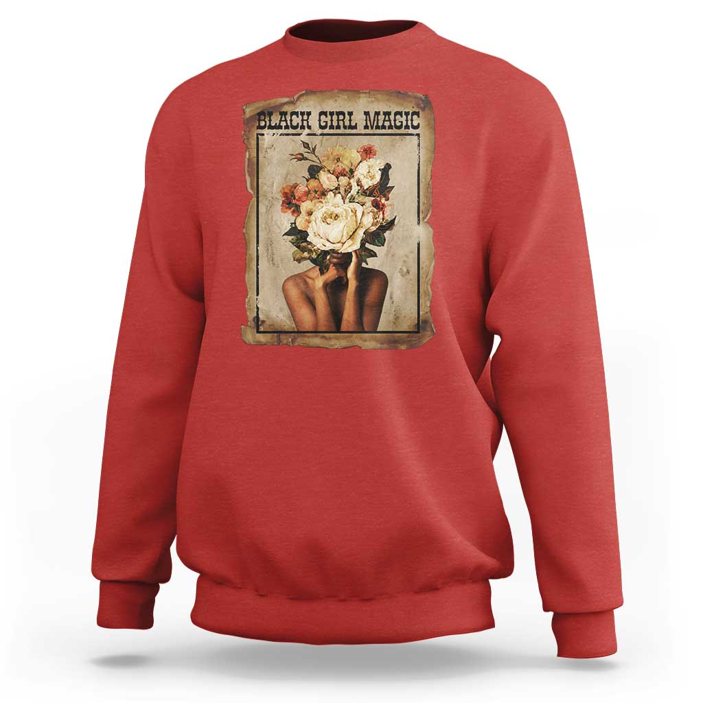 Black Girl Magic Sweatshirt Feminist Black Women In History - Wonder Print Shop
