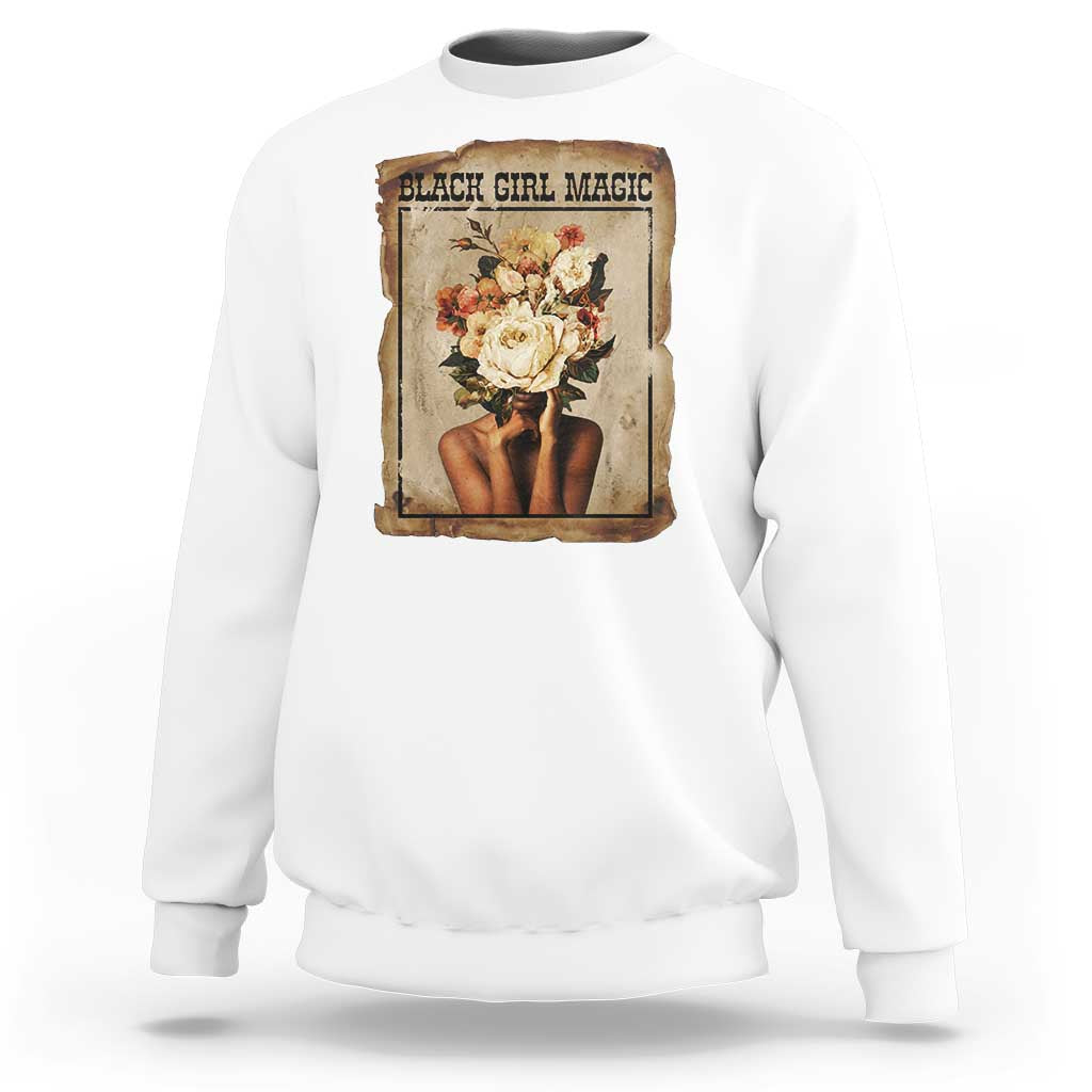 Black Girl Magic Sweatshirt Feminist Black Women In History - Wonder Print Shop
