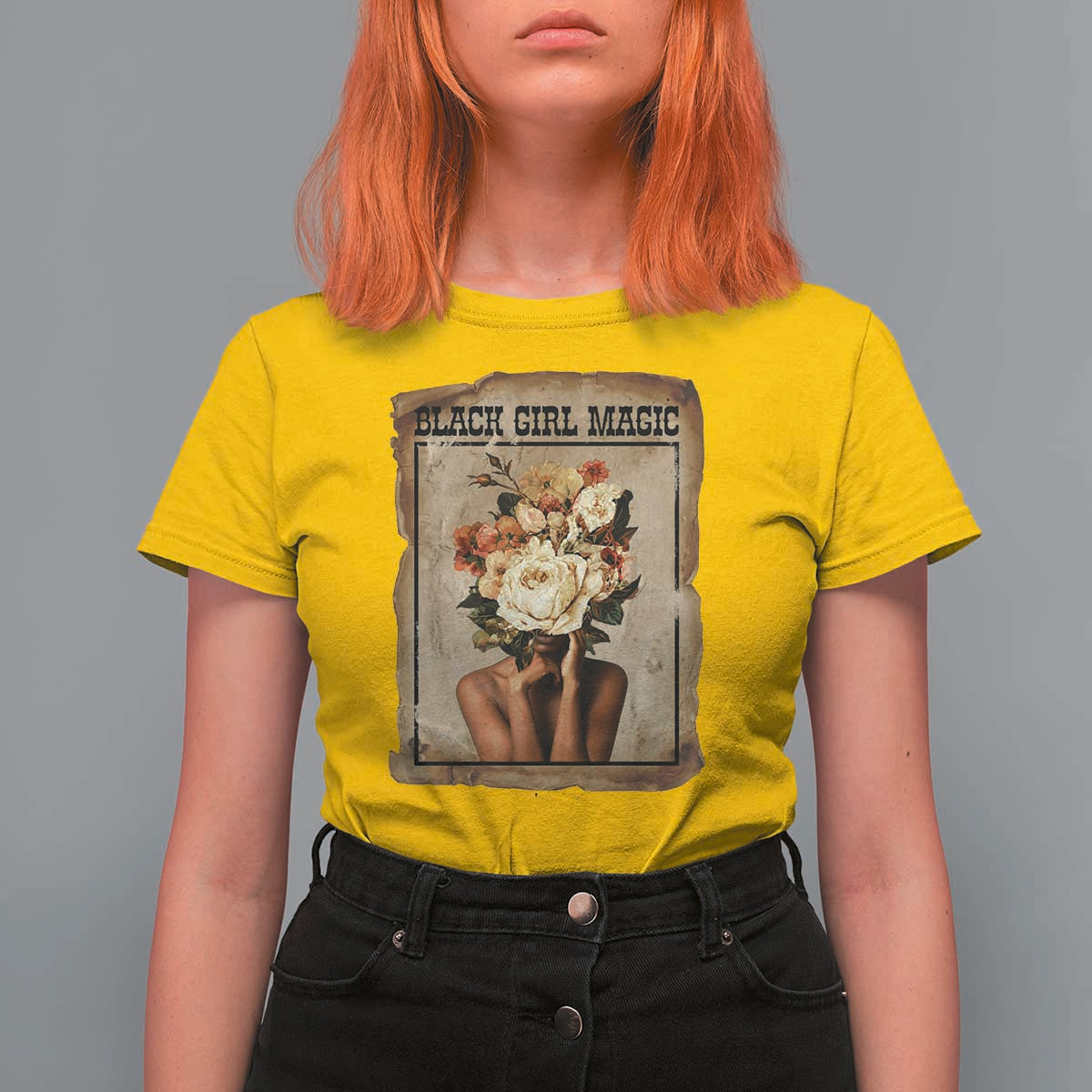 Black Girl Magic T Shirt For Women Feminist Black Women In History - Wonder Print Shop