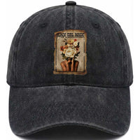 Black Girl Magic Washed Cotton Baseball Cap Feminist Black Women In History
