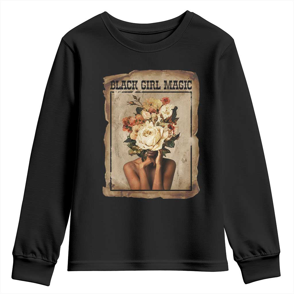 Black Girl Magic Youth Sweatshirt Feminist Black Women In History - Wonder Print Shop