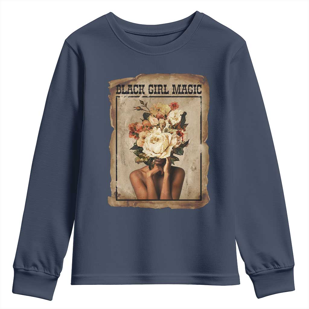 Black Girl Magic Youth Sweatshirt Feminist Black Women In History - Wonder Print Shop