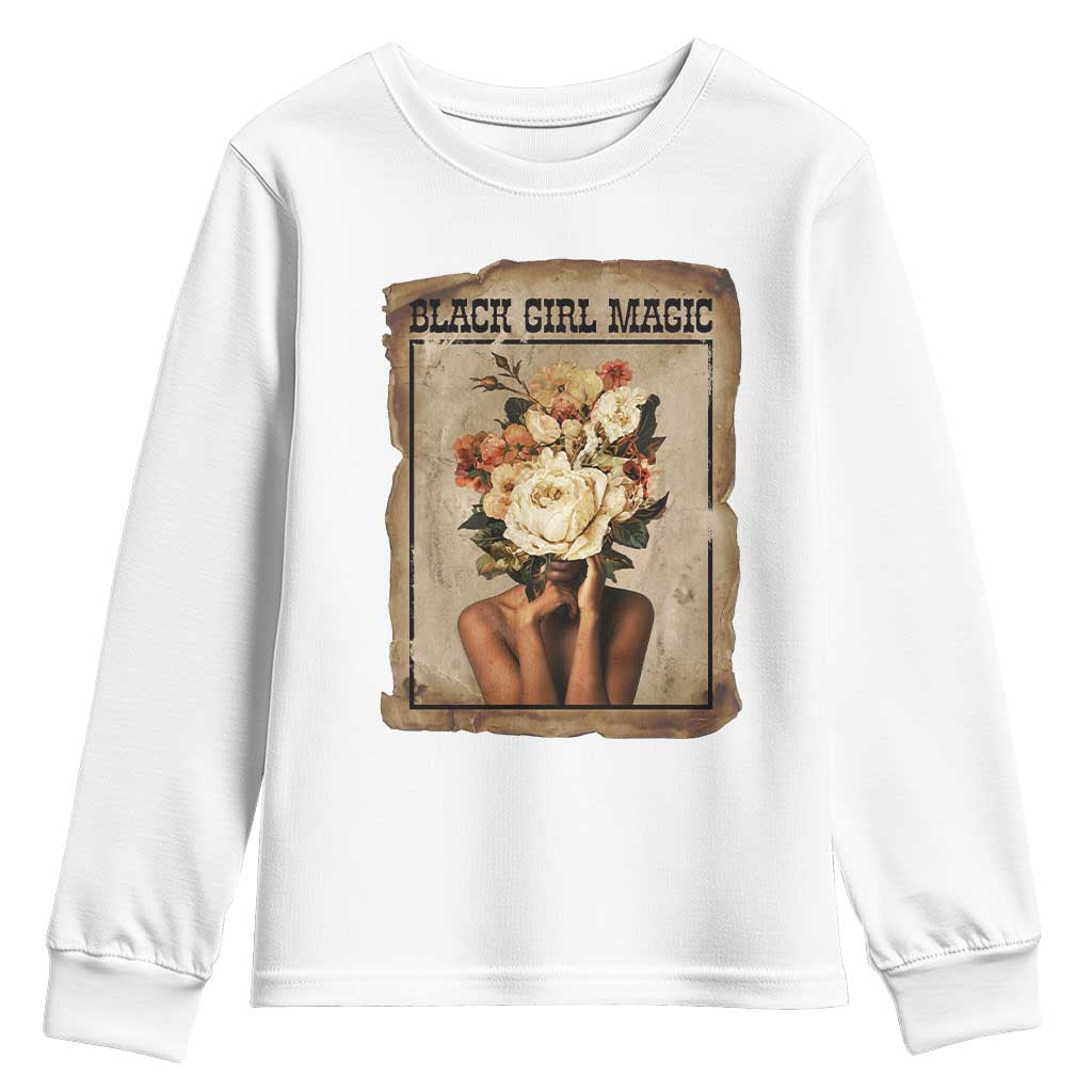 Black Girl Magic Youth Sweatshirt Feminist Black Women In History - Wonder Print Shop