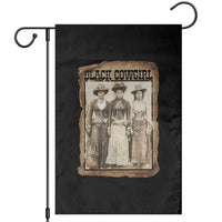 Black Cowgirl Pride Garden Flag Western Black History Month Gift - Wonder Print Shop