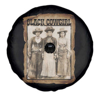 Black Cowgirl Pride Spare Tire Cover Western Black History Month Gift - Wonder Print Shop
