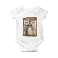 Black Cowgirl Pride Baby Onesie Western Black History Month Gift - Wonder Print Shop